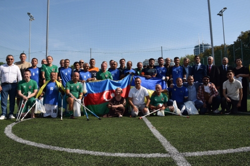 Міжнародна товариська зустріч з ампфутболу між командами ветеранів України та Азербайджану