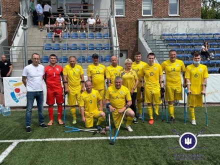 Українська збірна з ампфутболу зіграла два товариські матчі в межах міжнародного футбольного турніру «Amp Futbol Cup 2021».